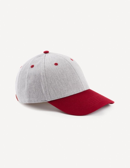 Homme Casquette 100% Coton – Gris | Celio Bonnets