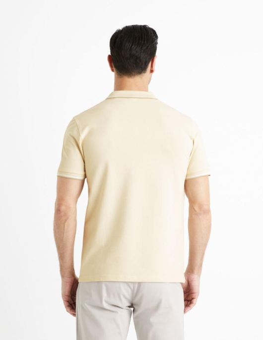 Homme Polo Piqué – écru | Celio Polos