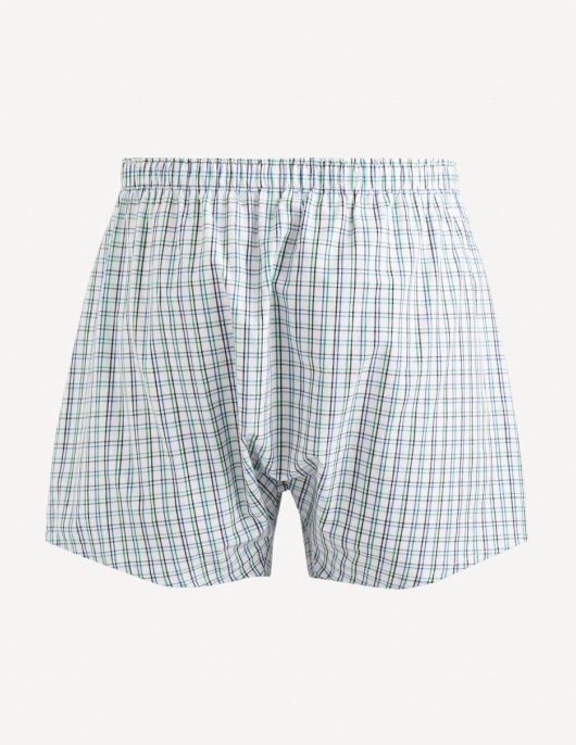 Homme Caleçon 100% Coton – Vert | Celio Caleçons