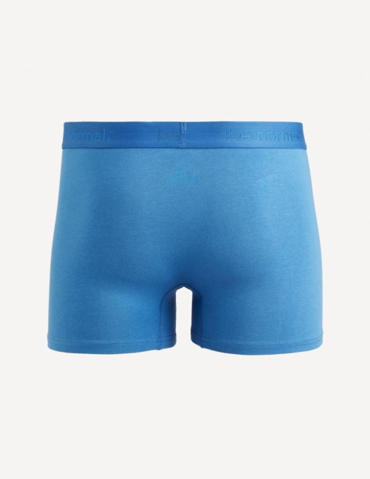 Homme Boxer En Coton Stretch – Bleu Clair | Celio Boxers