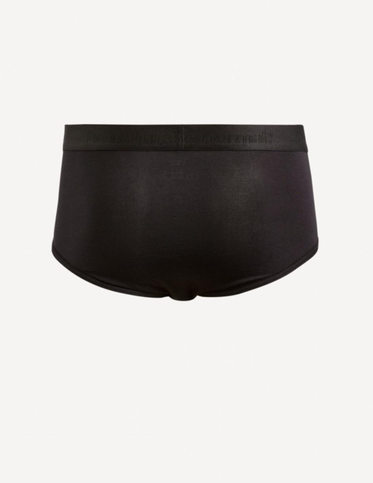 Homme Slip Lyocell – Noir | Celio Boxers