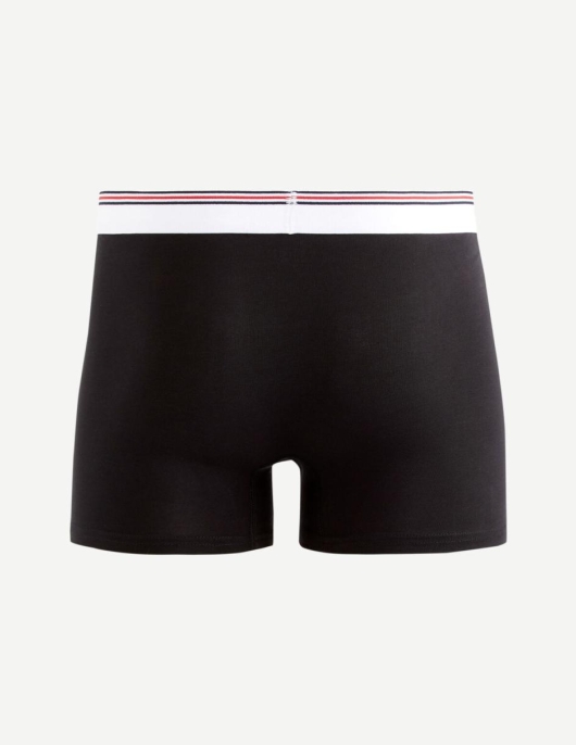 Homme Boxer En Coton Stretch – Noir | Celio Boxers