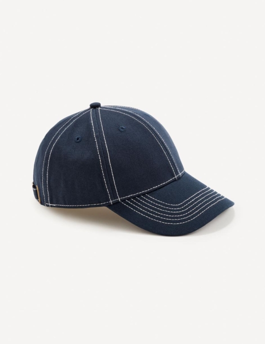 Homme Casquette 100% Coton – Marine | Celio Bonnets