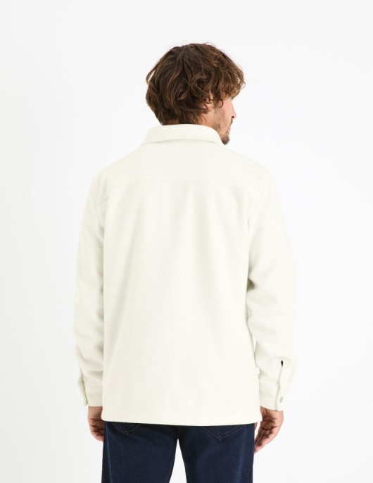 Homme Chemise Overshirt – Blanc | Celio Chemises