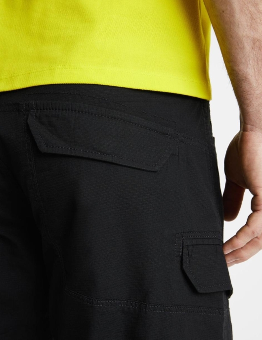 Homme Short Cargo 100% Coton – Noir | Celio Bermudas