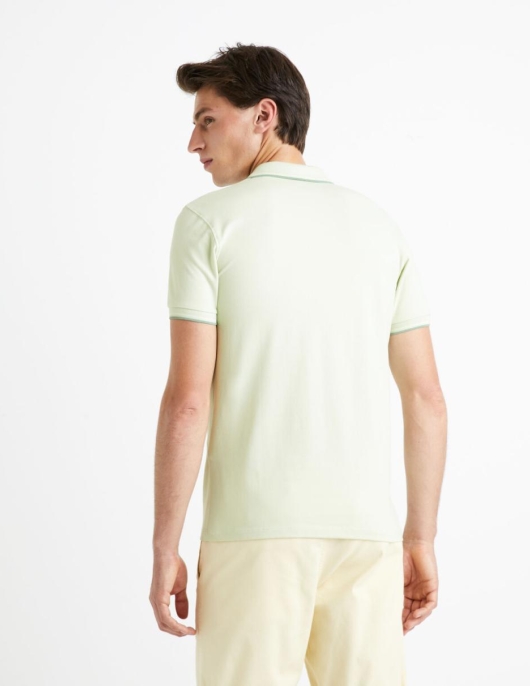 Homme Polo Piqué – Vert | Celio Polos