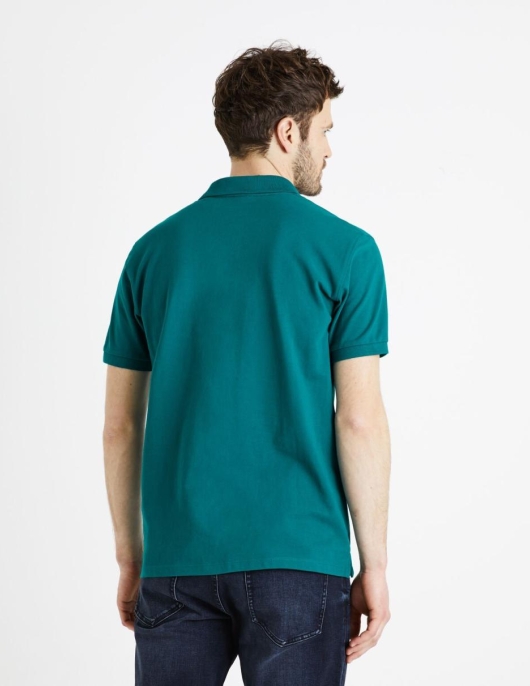 Homme Polo Piqué 100% Coton – Bleu | Celio Polos