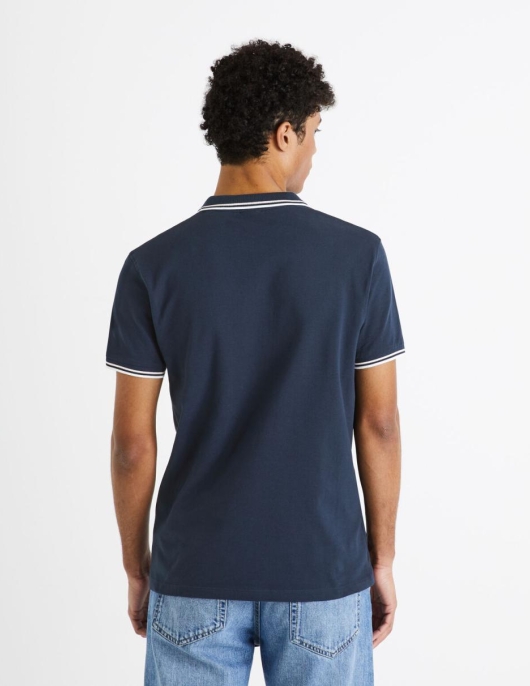 Homme Polo Piqué – Marine | Celio Polos