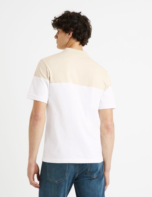 Homme Polo 100% Coton – Beige | Celio Polos