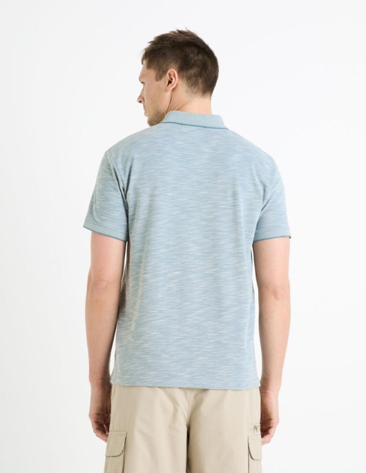 Homme Polo Piqué – Bleu | Celio Polos