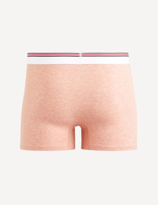 Homme Boxer En Coton Stretch – Rose | Celio Boxers