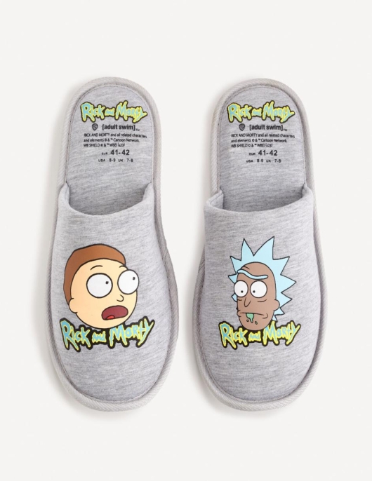 Homme Rick & Morty – Chaussons | Celio Chaussures Et Chaussons