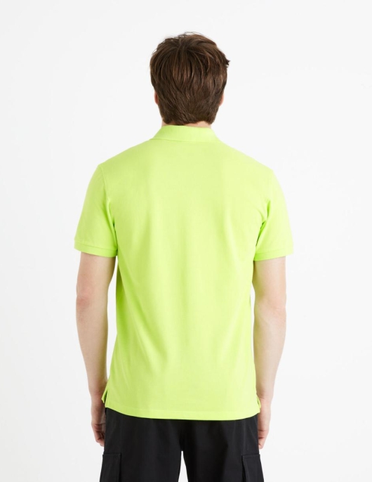 Homme Polo Piqué 100% Coton – Vert | Celio Polos