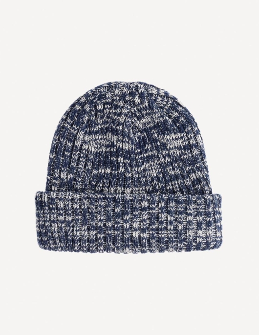 Homme Bonnet En Maille – Marine | Celio Bonnets