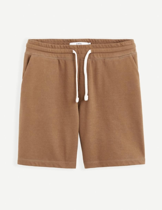 Homme Bermuda 100% Coton – Marron | Celio Bermudas