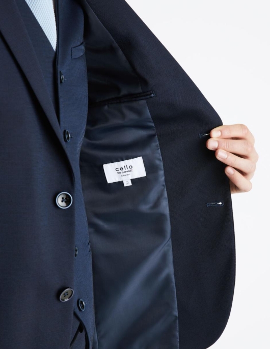 Homme Veste De Costume Diamond Extra Slim – Bleu | Celio Costumes