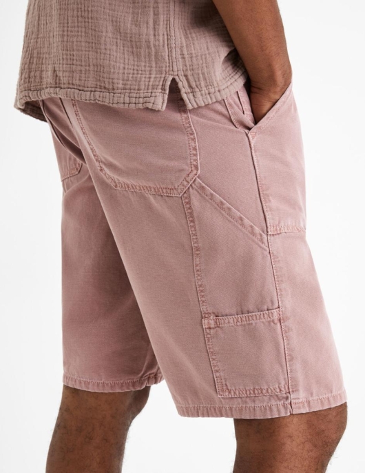 Homme Bermuda 100% Coton – Rose | Celio Bermudas