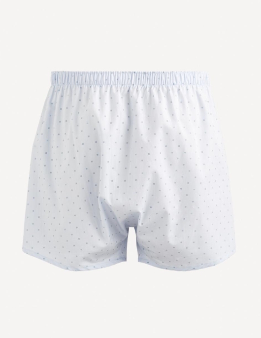 Homme Caleçon 100% Coton – Bleu | Celio Caleçons