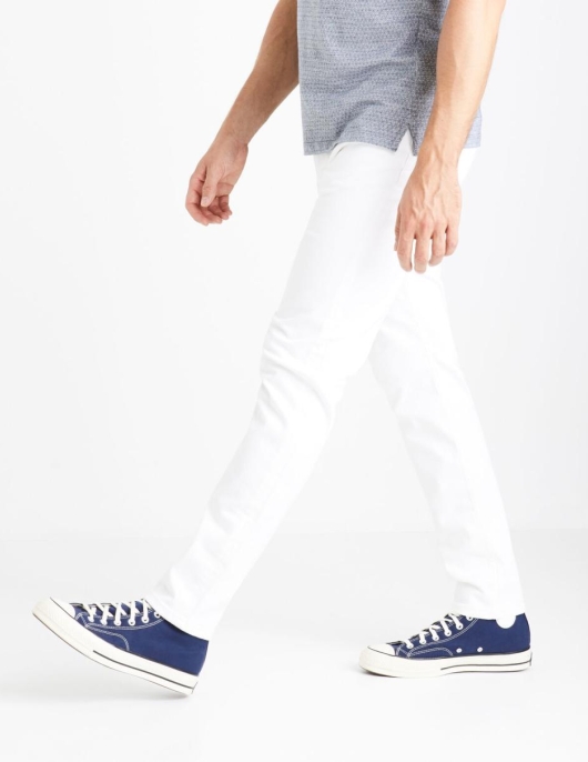 Homme Jean Slim C25 Powerflex – Blanc | Celio Jeans Slim – C25