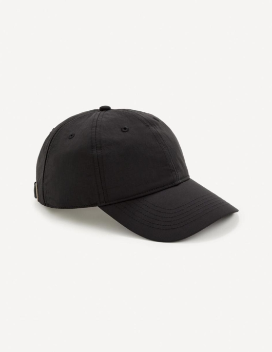 Homme Casquette En Nylon – Noir | Celio Bonnets