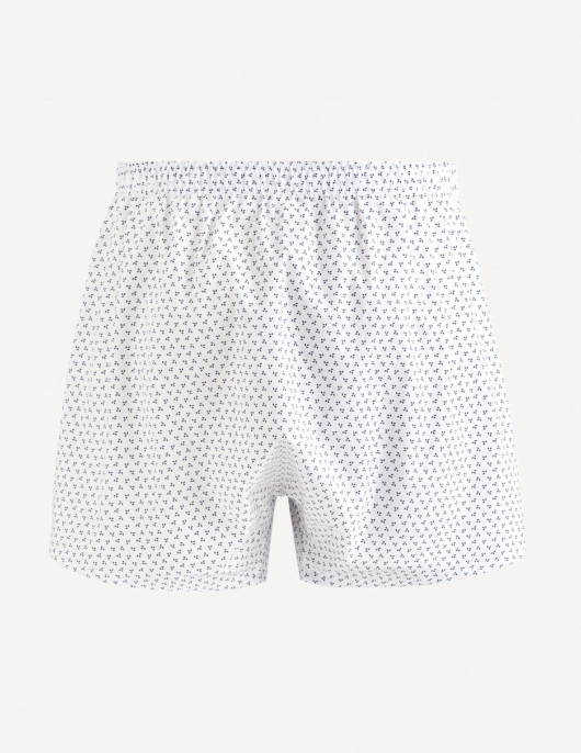 Homme Caleçon 100% Coton – Blanc | Celio Caleçons