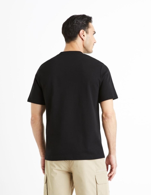 Homme T-shirt Col Rond – Noir | Celio T-shirts