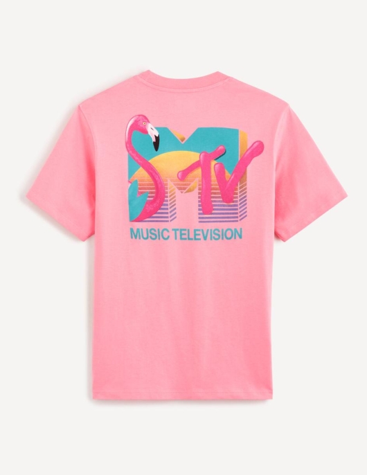 Homme MTV – T-shirt Rose | Celio T-shirts