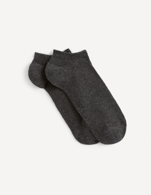 Homme Chaussettes Basses – Anthracite | Celio Chaussettes