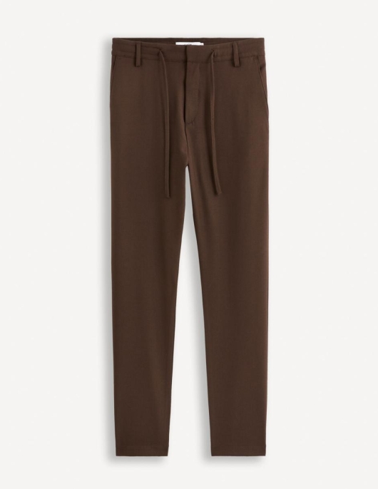 Homme Pantalon 24h – Chocolat | Celio Pantalons