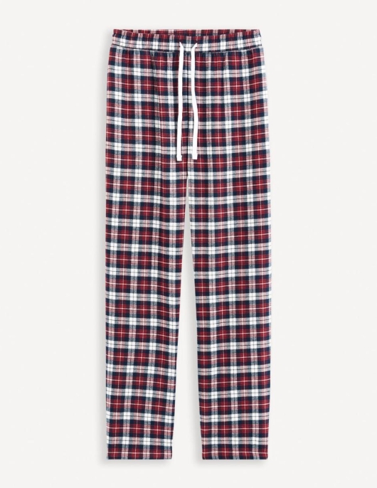 Homme Pyjama 100% Coton – Rouge Et Blanc | Celio Pyjamas