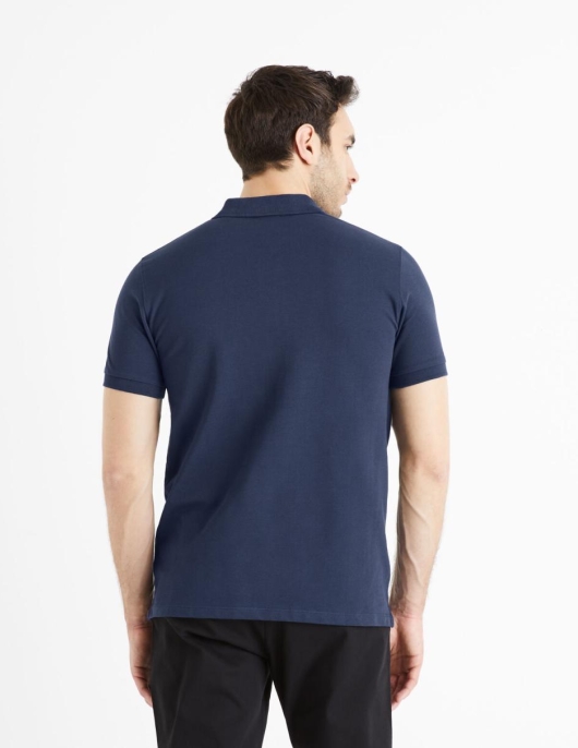 Homme Polo Piqué 100% Coton – Marine | Celio Polos