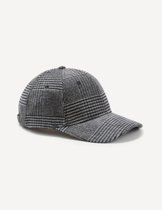 Homme Casquette En Flanelle – Gris | Celio Bonnets