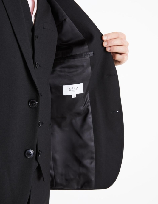 Homme Veste De Costume Amaury Slim – Noir | Celio Costumes