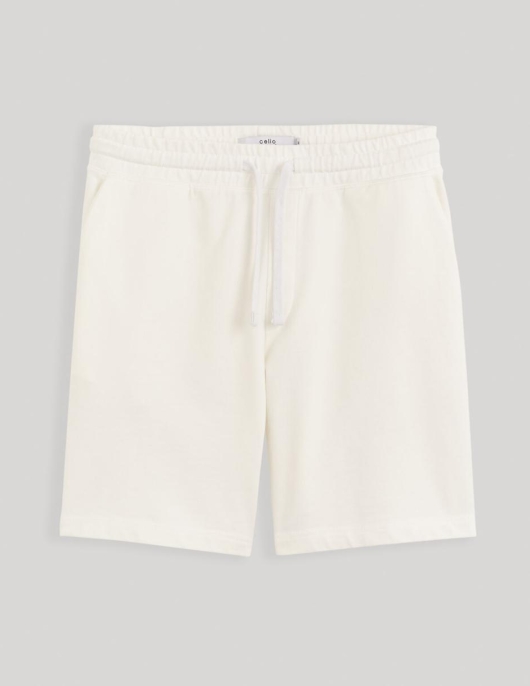 Homme Bermuda 100% Coton – Blanc | Celio Bermudas