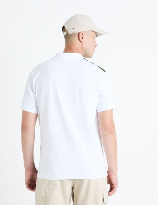 Homme Polo Piqué 100% Coton – Vert Foncé | Celio Polos